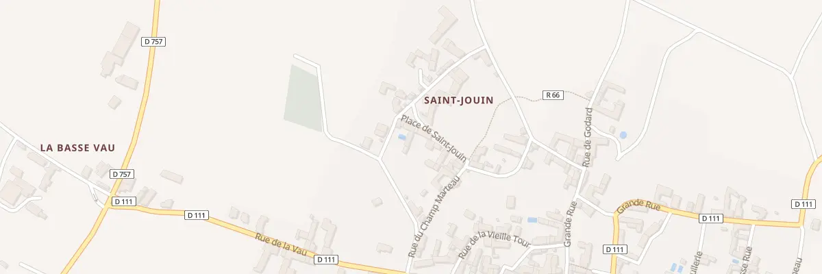 Plan du 2B Pl de Saint Jouin à Faye-la-Vineuse
