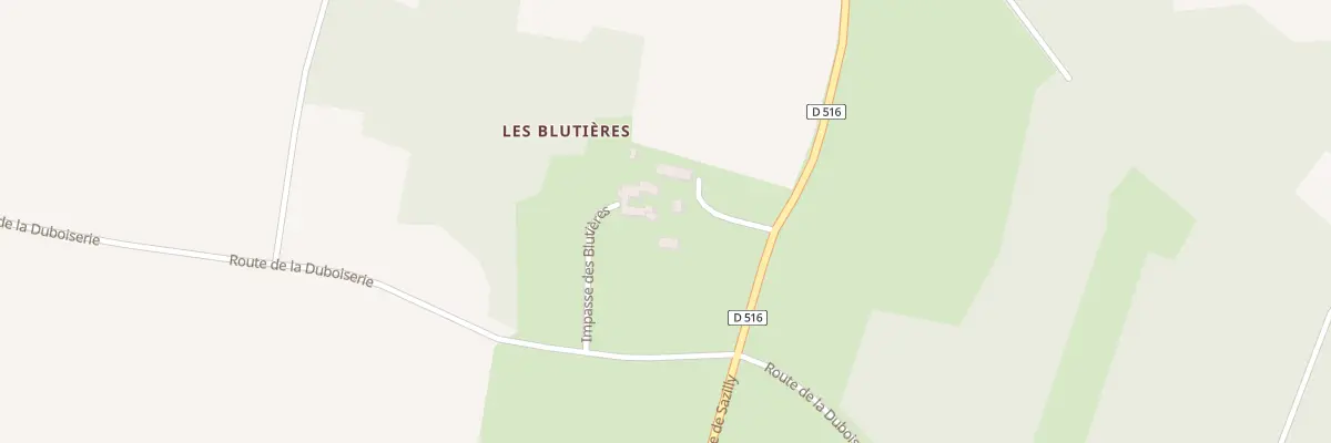 Plan du 6 Rte de Sazilly à Lémeré