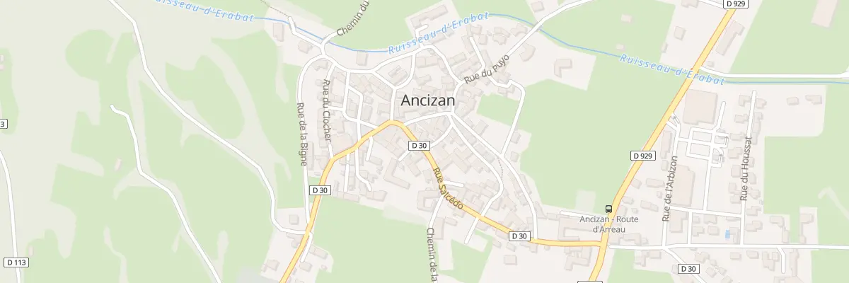 Plan du 5050 Le Village à Ancizan