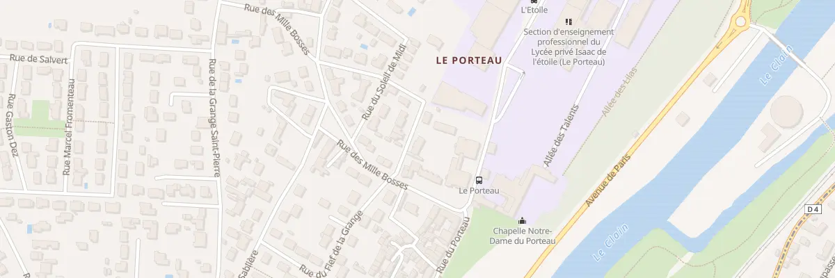Plan du 21 Rue des Sables Rouges à Poitiers