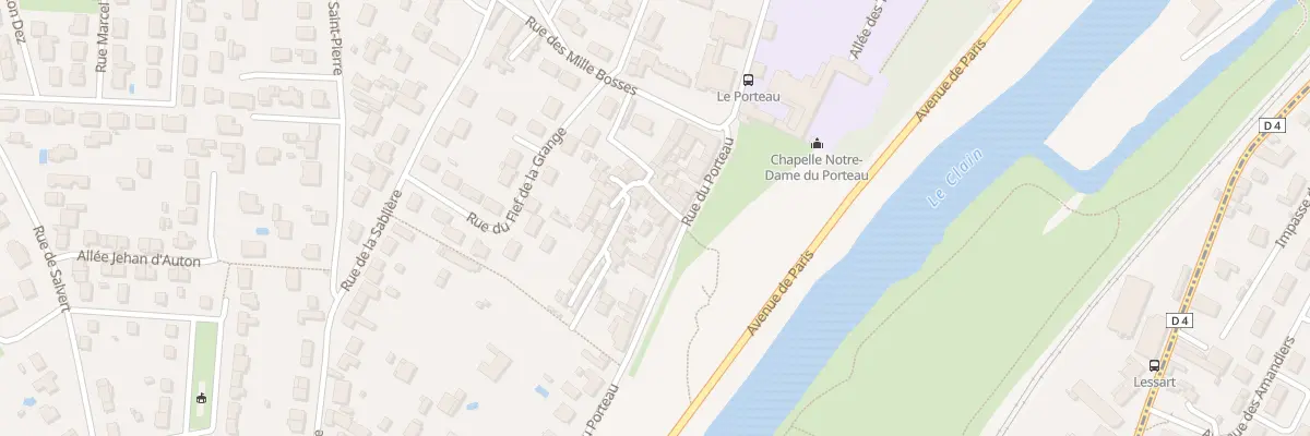 Plan du 5 Rue des Campeurs à Poitiers