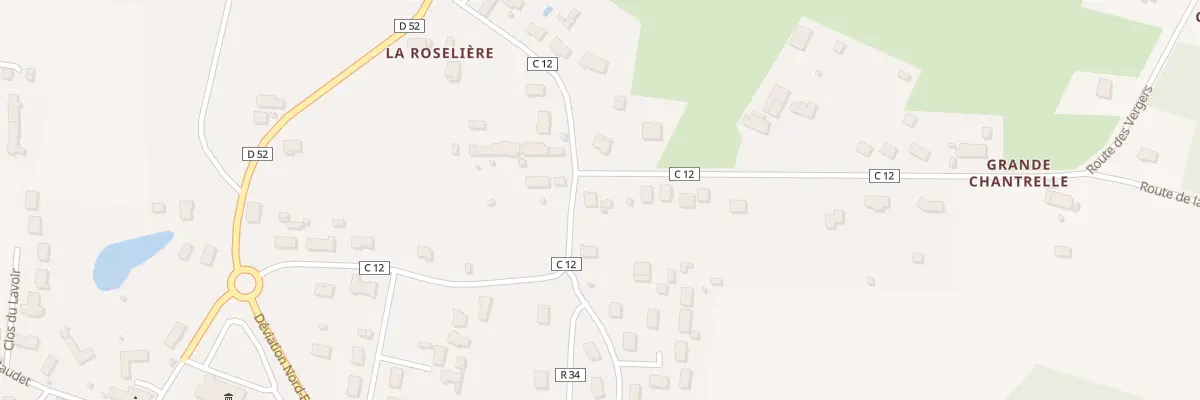 Plan du 30 Rte de la Grassinière à Saint-Mars-d’Outillé