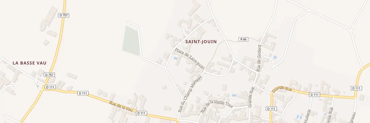 Plan du 2 Pl de Saint Jouin à Faye-la-Vineuse