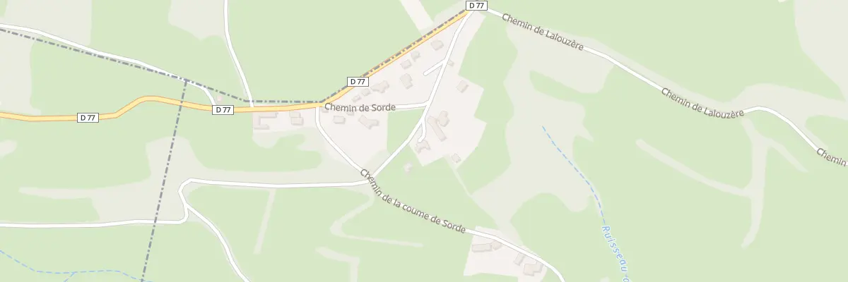 Plan du 5095 Sorde à Labastide