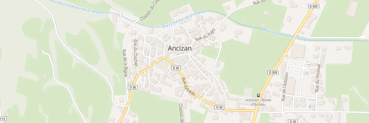 Plan du 5100A Le Village à Ancizan