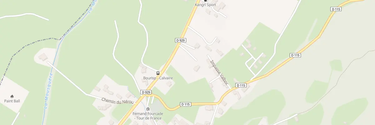 Plan du 5006 Lalanne à Bourisp