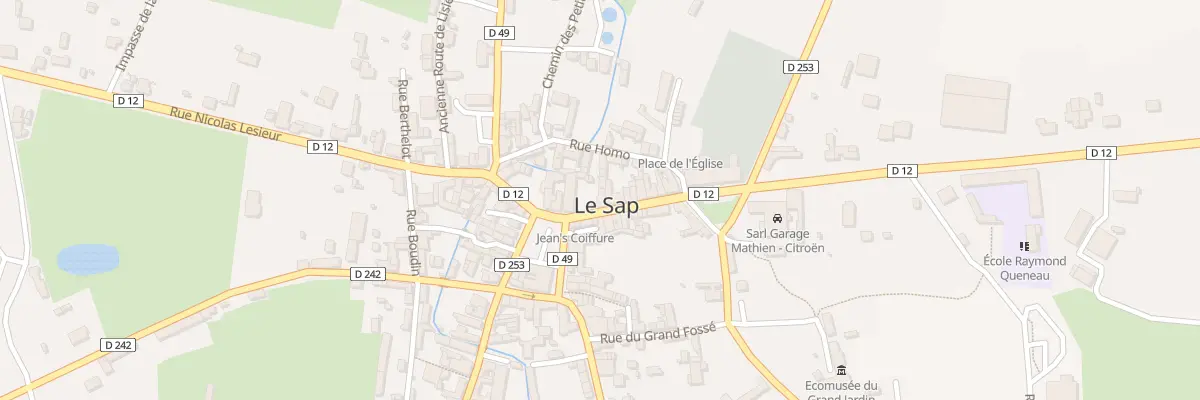 Plan du 3 Rue Raoul Hergault à Sap-en-Auge