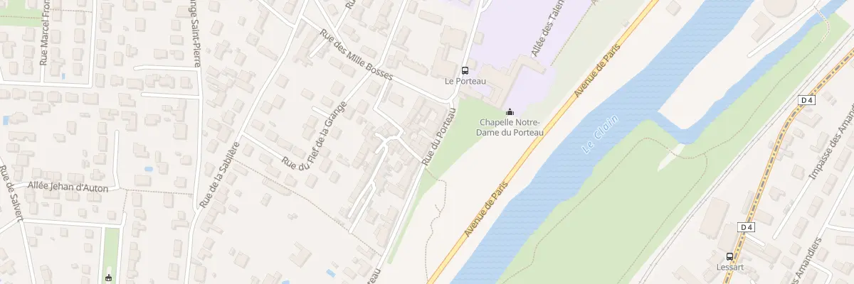 Plan du 103 Rue du Porteau à Poitiers