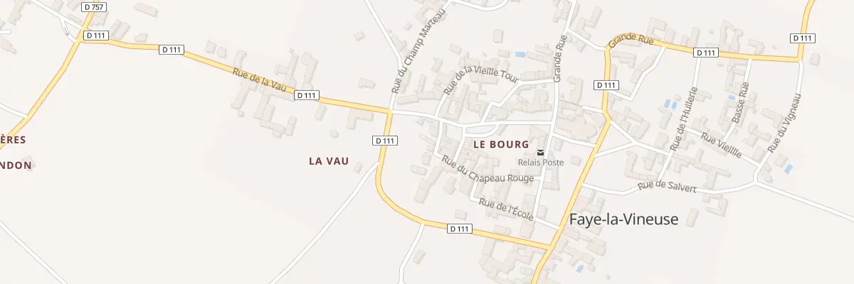 Plan du 4 Rue du Mail à Faye-la-Vineuse