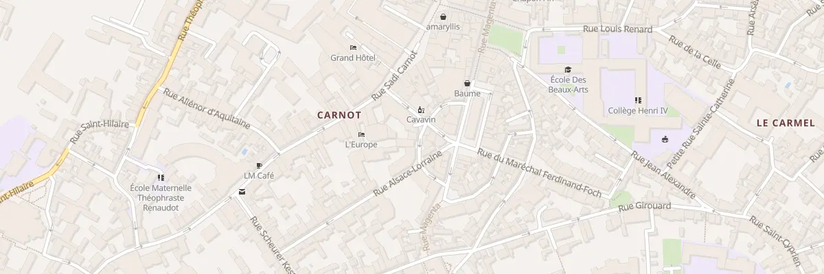 Plan du 7 Rue du Petit Bonneveau à Poitiers