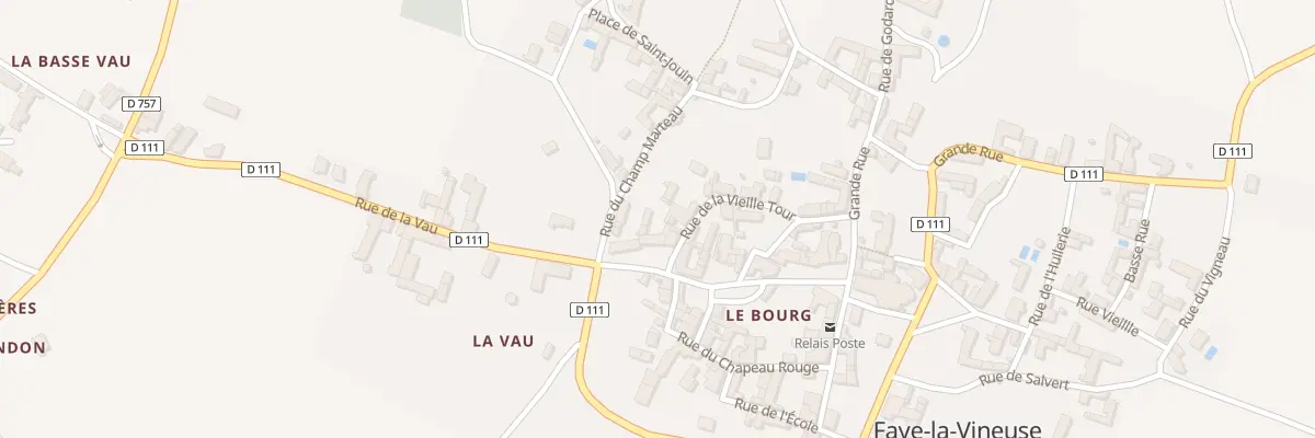 Plan du 3 Pl Neuve à Faye-la-Vineuse
