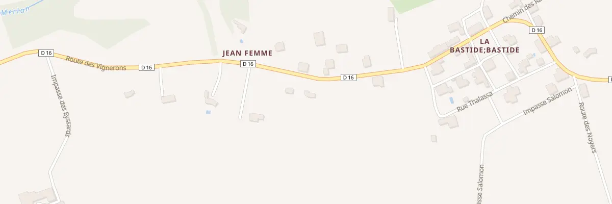 Plan du 49 Jean Femme à Monestier