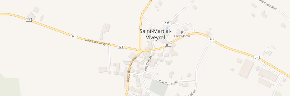 Plan du 1254 Rte du Viveyrol à Saint-Martial-Viveyrol