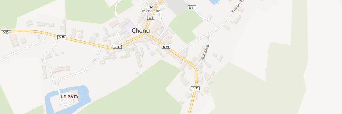 Plan du 10 Rue Grande Rue à Chenu
