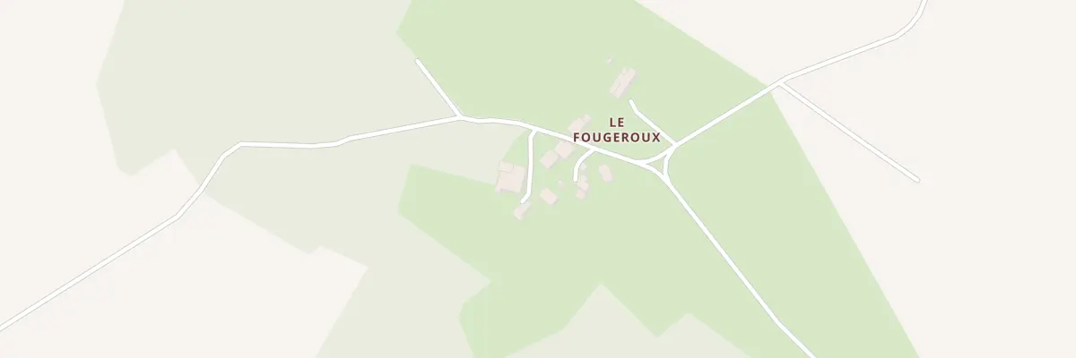 Plan du 8 Le Fougeroux au Bouchage