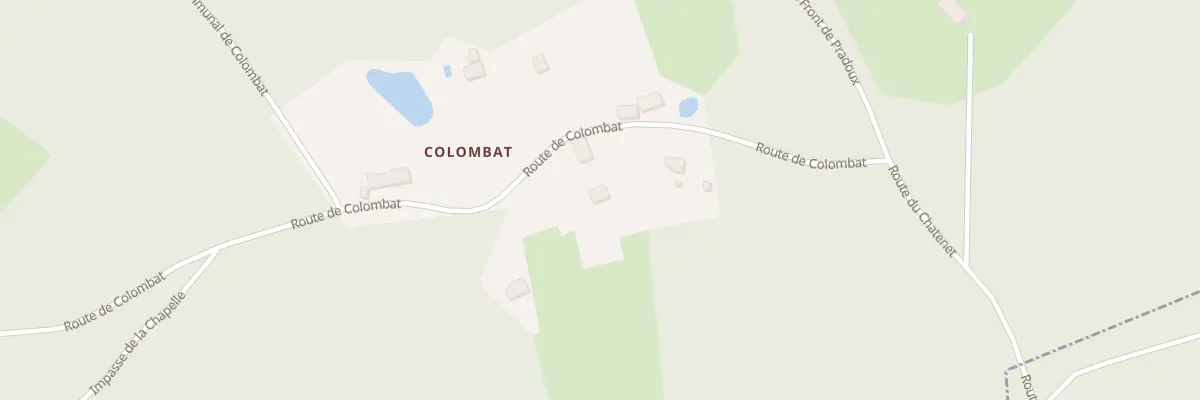 Plan du 29 Colombat à Saint-Étienne-de-Puycorbier