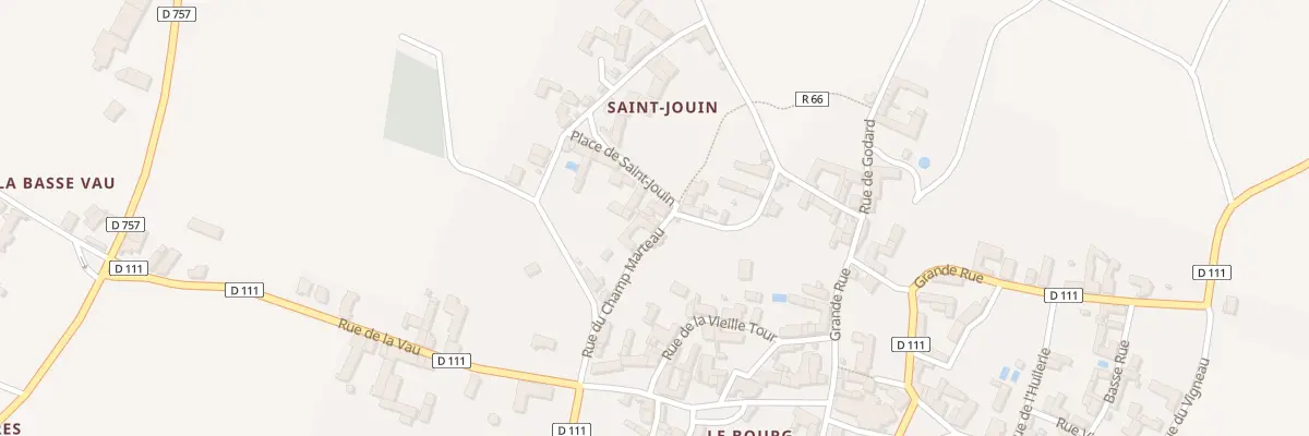 Plan du 3 Rue du Champ Marteau à Faye-la-Vineuse