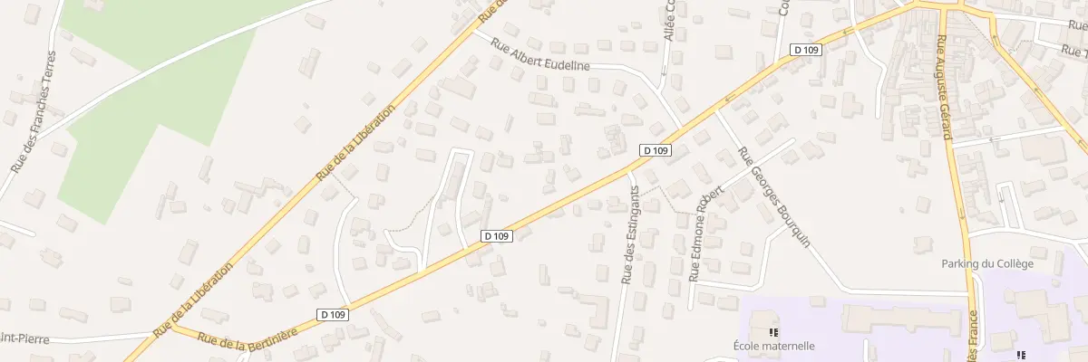 Plan du 378 Rue de la Bertinière à Beuzeville