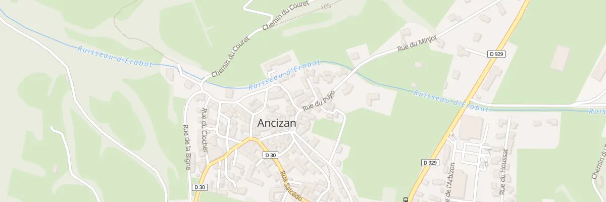 Plan du 5105 Le Village à Ancizan