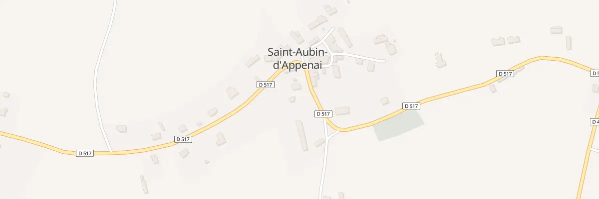 Plan du 4 Rue des Chênes à Saint-Aubin-d’Appenai