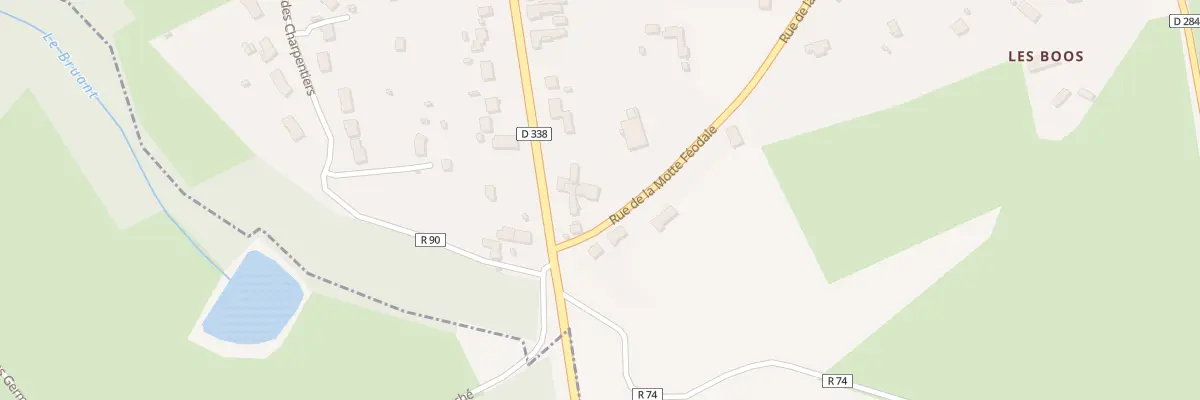 Plan du 1 Rue de la Motte Feodale à Marigné-Laillé
