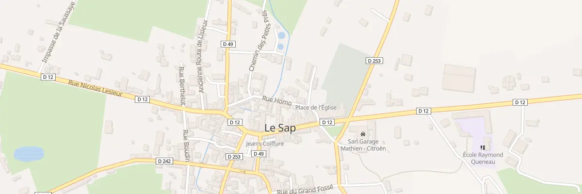 Plan du 9 Rue Homo à Sap-en-Auge