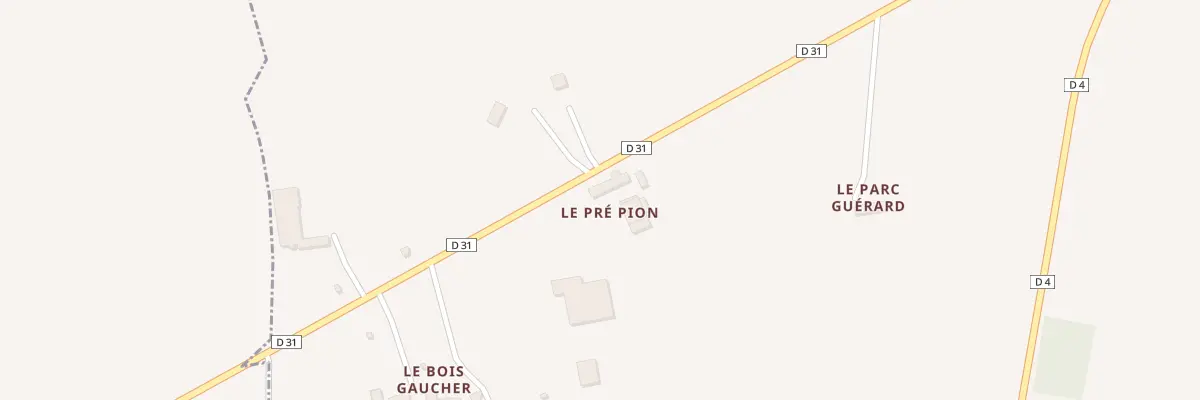 Plan du 106 Le Pre Pion à Montchevrel
