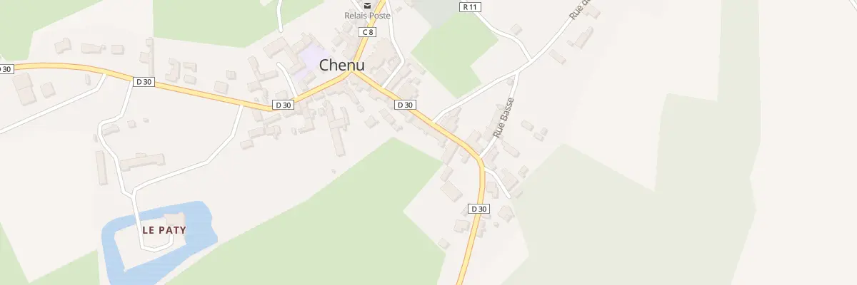 Plan du 12 Rue Grande Rue à Chenu