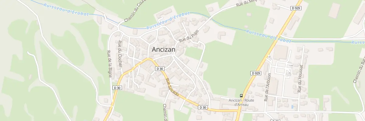 Plan du 5112 Le Village à Ancizan