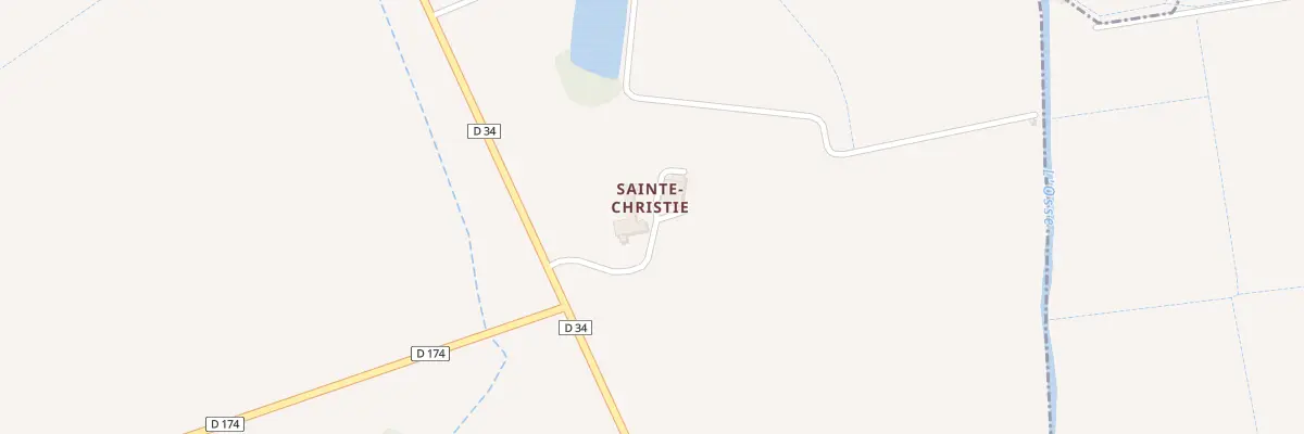 Plan du 5050 Sainte Christie à Bazian