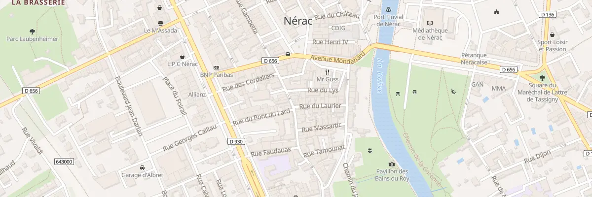 Plan du 46 Rue Gambetta à Nérac