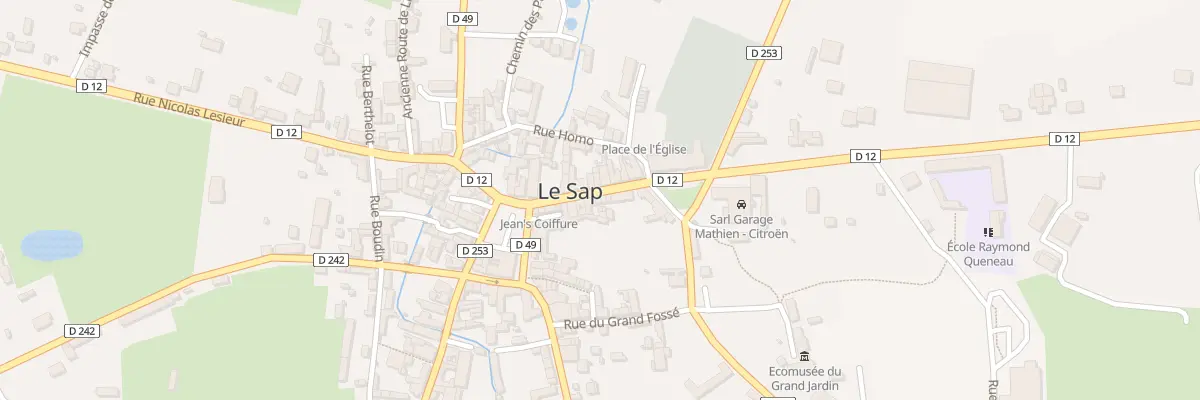 Plan du 16 Rue Raoul Hergault à Sap-en-Auge