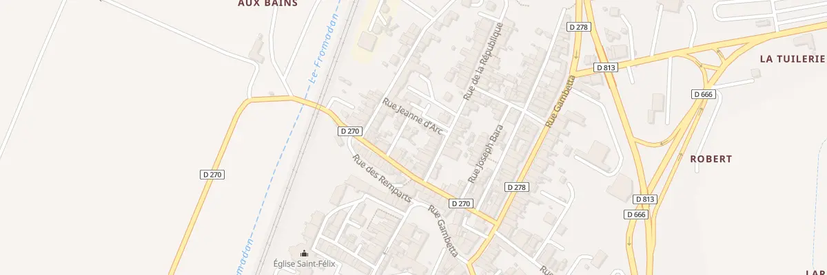 Plan du 32 Rue de la République à Aiguillon