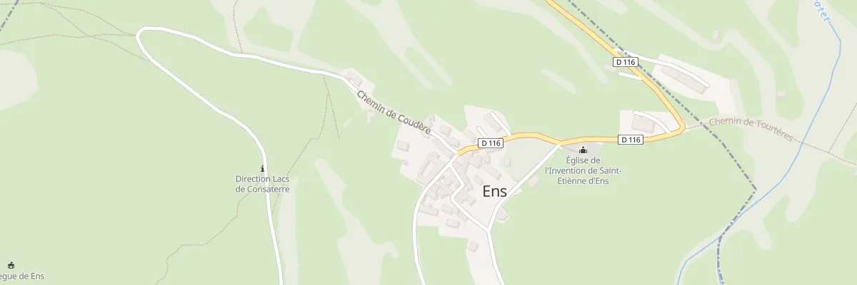 Plan du 5008 Le Village à Ens