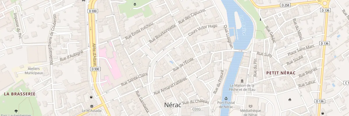 Plan du 6 Rue du Prince à Nérac