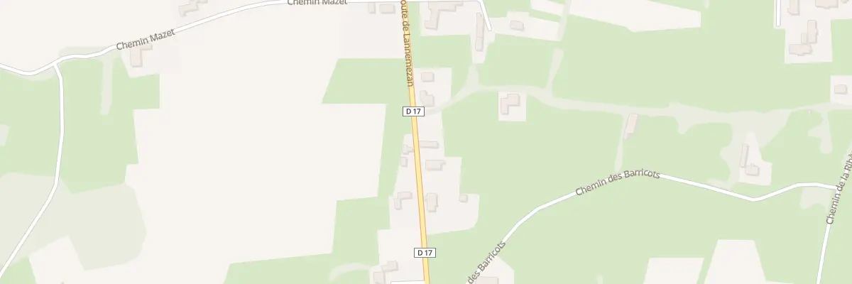 Plan du 31 Rte de Lannemezan à Bonnefont