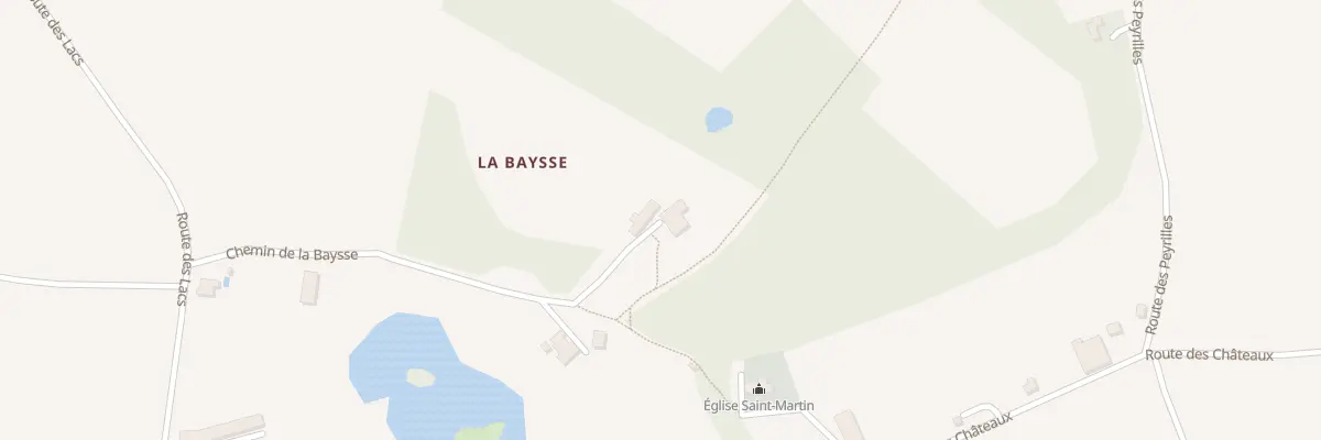 Plan du 309 Che de la Baysse à Thénac