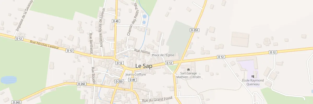 Plan du 188 Rue Homo à Sap-en-Auge