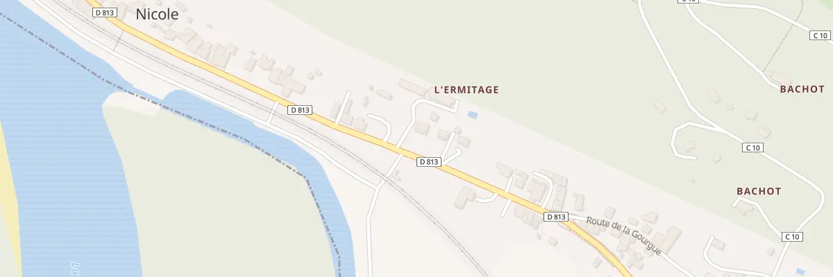 Plan du 2 Pas du Château à Nicole