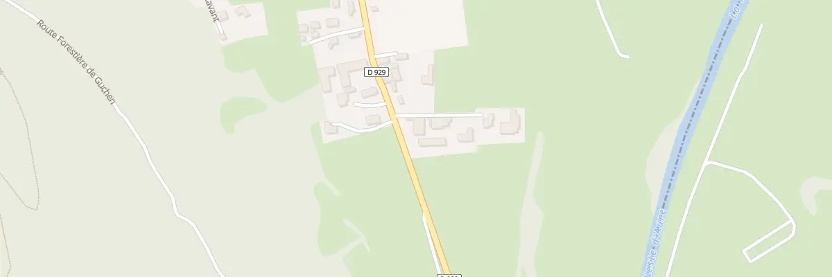Plan du 5002 Lande de Debat à Guchen