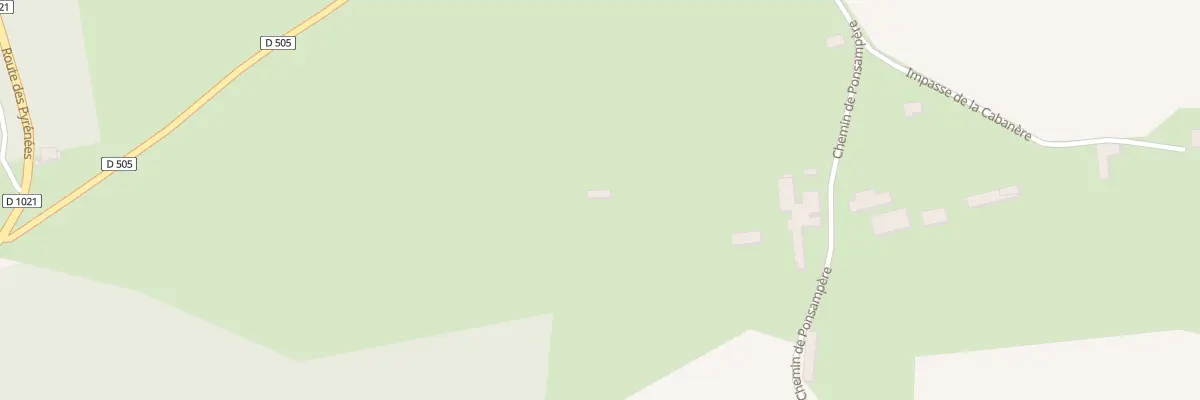 Plan du 580 Che de Ponsampère à Saint-Maur