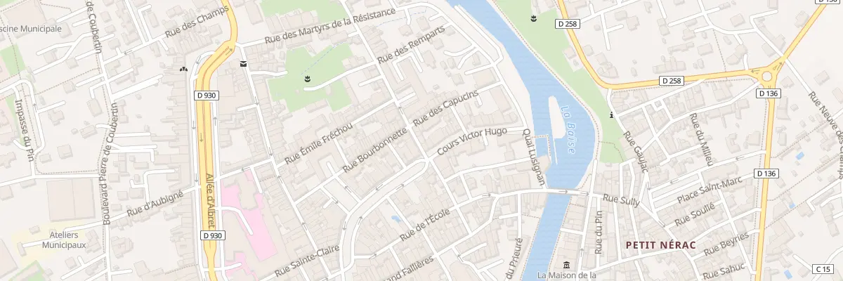 Plan du 4 Rue François Baudy à Nérac