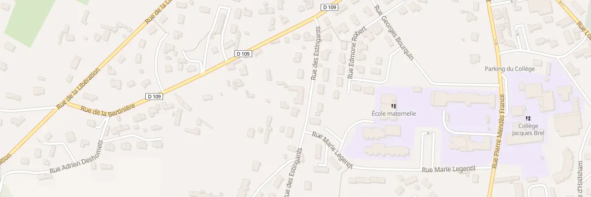 Plan du 130 Rue des Estingants à Beuzeville