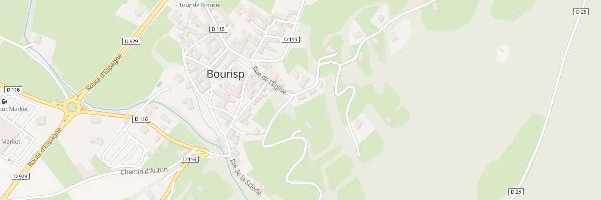 Plan du 5010B Lacoste à Bourisp