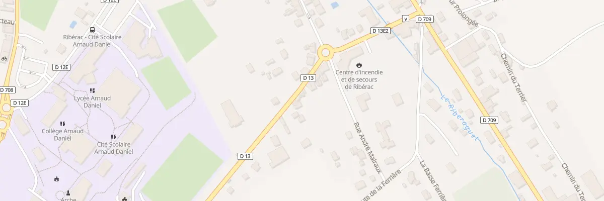 Plan du 46 Rue des Mobiles de Coulmiers à Ribérac