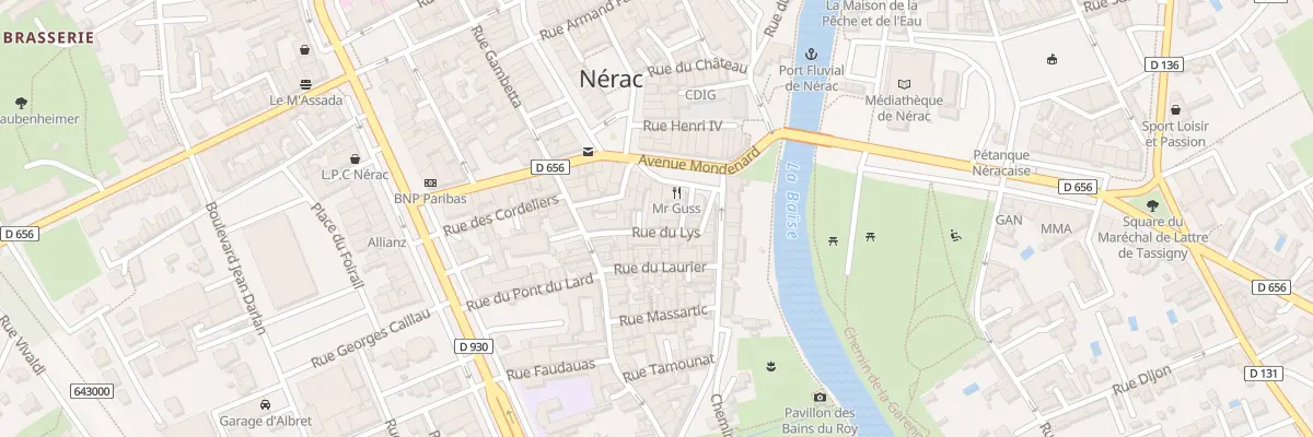 Plan du 10 Rue du Lys à Nérac