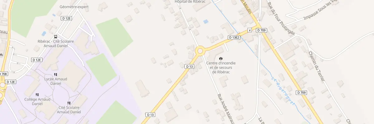 Plan du 39B Rue des Mobiles de Coulmiers à Ribérac