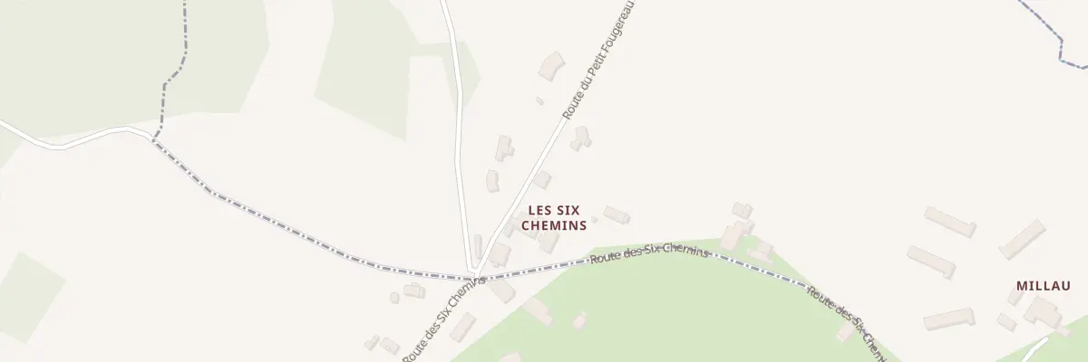 Plan du 669 Rte du Petit Fougereau à Roumagne