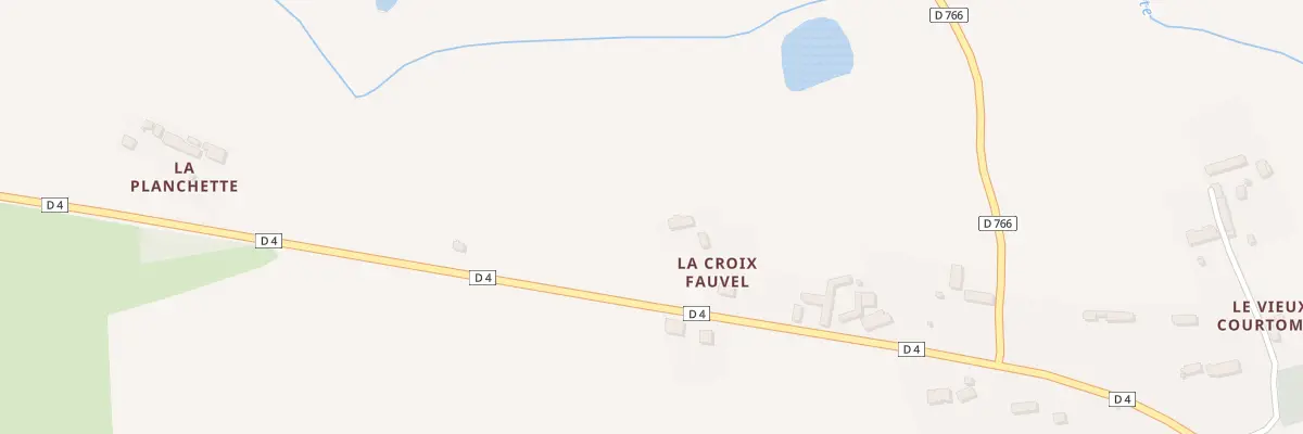 Plan du 1284 Rte du Merlerault à Courtomer