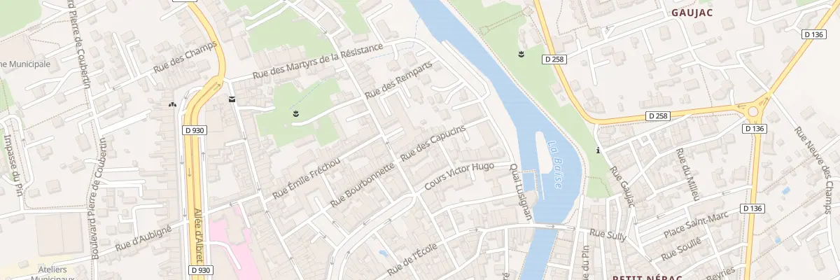 Plan du 12 Rue des Capuçins à Nérac
